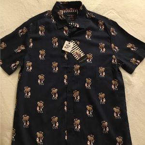 Denim & Flower Brave and Free button down shirt